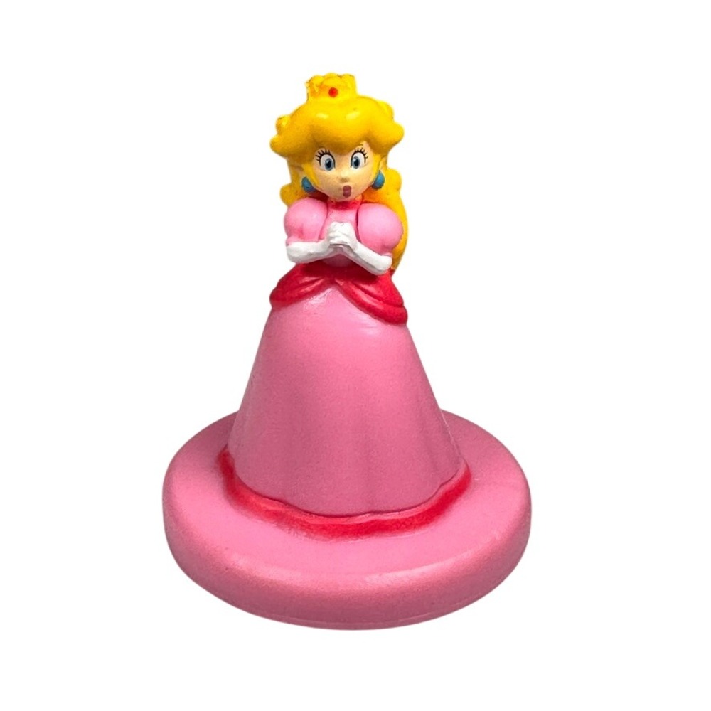 Mario Monopoly Gamer - Princess Peach Miniature Figure - Cake Topper 1.75 Inch